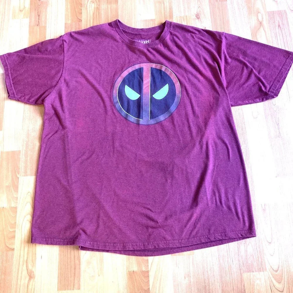 𝅺Marval Deadpool Avengers T-Shirt, Men's 2X‎